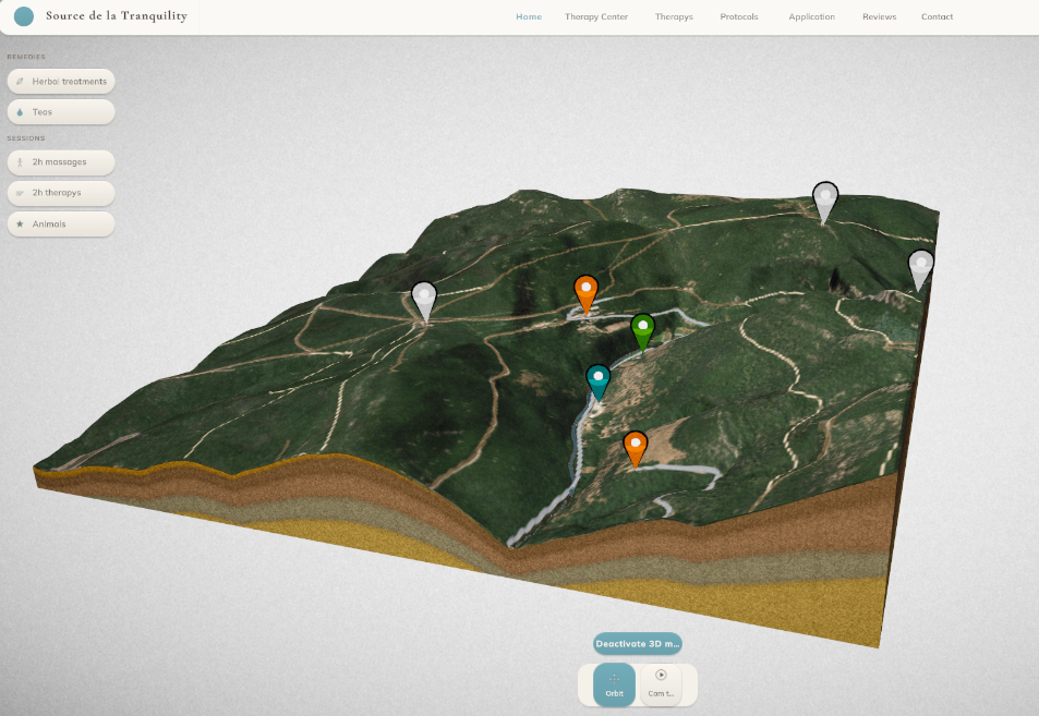 TerraSketch — a real valley reconstructed as game-ready 3D terrain